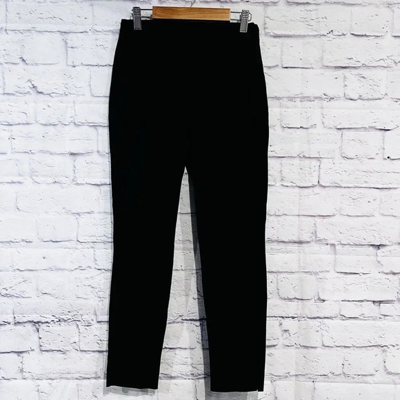 Old Navy Black‎ Dress Pants Stretch Cropped Pants Size 4 - Picture 1 of 11